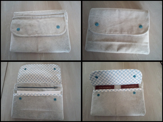 Tuto Couture DIY : Coudre un porte documents voyage pour moins